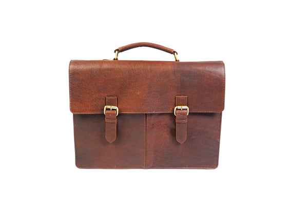 Leather Briefcase Laptop Bag