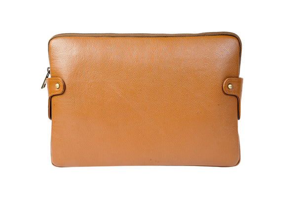 Artrued PDM Leather MacBook Sleeve - Tan